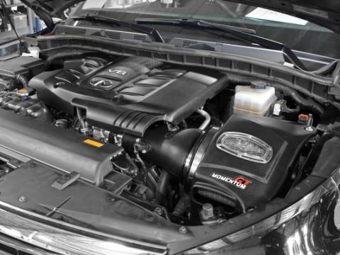 Momentum GT Cold Air Intake System w/ Pro Dry S Filter Nissan Armada 17-24/Nissan Patrol 10-24 (Y62)/Infiniti QX80 14-24/Infiniti QX56 11-13 V8-5.6L aFe Power