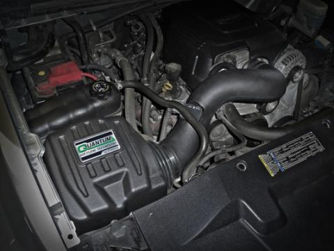 Quantum Cold Air Intake System w/ Pro Dry S Filter GM Silverado/Sierra 09-13 V8-4.8/5.3/6.2L aFe Power
