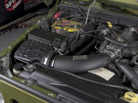 Momentum GT Cold Air Intake System w/ Pro 5R Filter Jeep Wrangler (JK) 07-11 V6-3.8L 45 Percent Air Flow Gain aFe Power