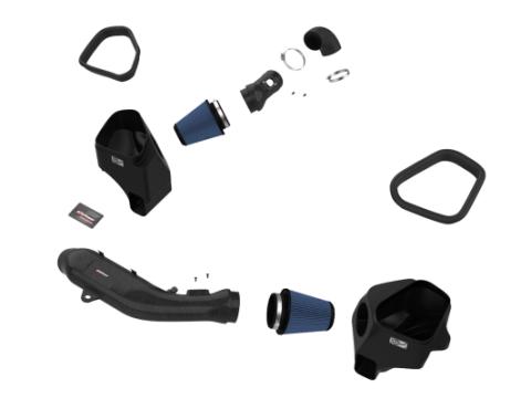 Track Series Carbon Fiber Intake System w/ Pro 5R Filter BMW M2 Competition (F87) 19-21/M3/M4 (F80/82/83) 15-20 L6-3.0L (tt) S55 aFe Power