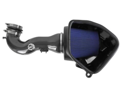 Track Series Carbon Fiber Intake System w/ Pro 5R Filter GM Trucks/SUVs 19-26 V8-5.3/6.2L aFe Power