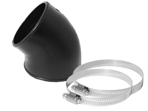 Magnum Force Cold Air Intake System Spare Parts Kit (4 Inch ID to 3-1/2 Inch ID x 40 Deg.) Elbow Reducing Coupler - Black aFe Power