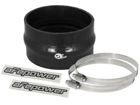 Magnum Force Cold Air Intake System Spare Parts Kit (4-3/4 Inch ID x 3 Inch L) Straight Coupler w/ Hump - Black Silicone aFe Power