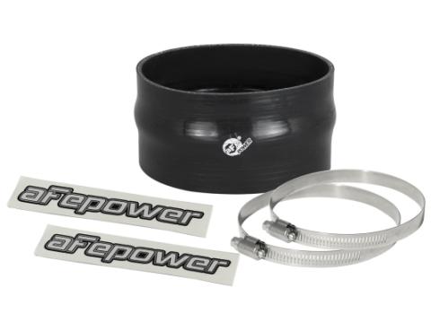 Magnum Force Cold Air Intake System Spare Parts Kit (3-7/8 Inch ID x 2-1/4 Inch L) Straight Coupler w/ Hump - Black aFe Power