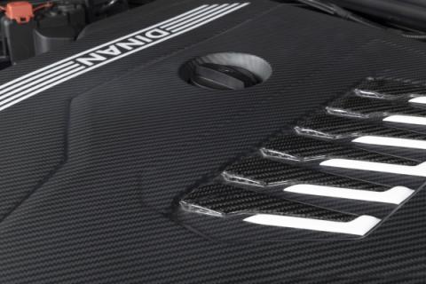Matte Carbon Fiber Engine Cover 2020-2026 BMW B58D Matte Carbon Fiber G01/G02/G20/G22/G23/G26/G29/G42 Dinan