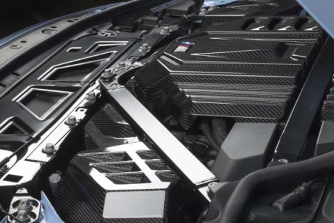 Gloss Carbon Fiber Engine Cover 2021-2026 BMW M2/M3/M4 Gloss Carbon Fiber G80/G82/G87 Dinan