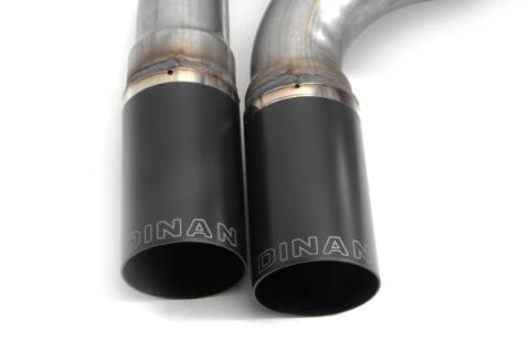 Free Flow Axle-Back Exhaust 2017-2021 BMW 230i Stainless Steel Black Tips F22 Dinan