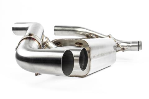 Free Flow Axle-Back Exhaust 2020-2024 BMW M340i/M440i Stainless Steel Polished Tips G20 / G22 / G23 / G26 Dinan