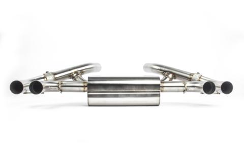 Free Flow Axle-Back Exhaust 2020-2024 BMW M340i/M440i Stainless Steel Polished Tips G20 / G22 / G23 / G26 Dinan