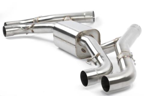 Valved Axle-Back Exhaust 2020-2026 BMW X5M/X6M Stainless Steel Black Tips F95/F96 Dinan