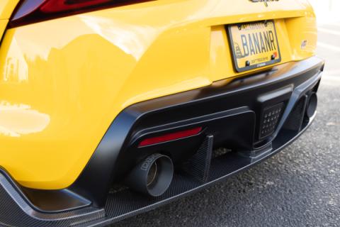 Valved Cat-Back Exhaust 2020-2026 Toyota Gr Supra 3.0 Stainless Steel Black Tips A90/A91 Dinan