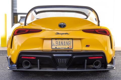 Valved Cat-Back Exhaust 2020-2026 Toyota Gr Supra 3.0 Stainless Steel Black Tips A90/A91 Dinan