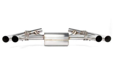 Valved Axle-Back Exhaust 2022-2026 BMW M240i Stainless Steel Black Tips G42 Dinan