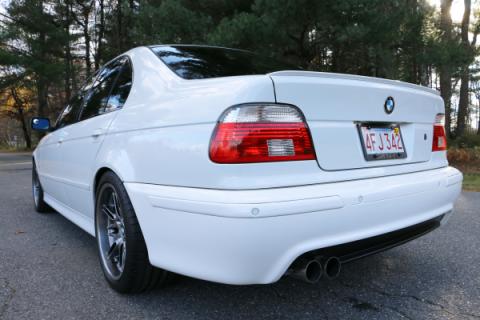 Free Flow Axle-Back Exhaust 1997-2003 BMW 540i Stainless Steel Polished Tips W/ Standard Bumper E39 Dinan