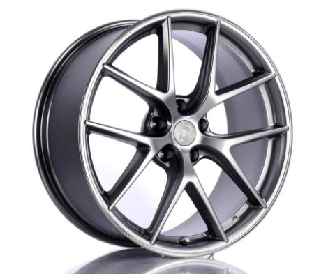 Bbs Ci-R Wheel Set 2012-2020 BMW M3/M4/M5 Front: 20 X 9.5 Rear 20 X 10.5 Silver Dinan Center Cap F10/F80/F82/F83