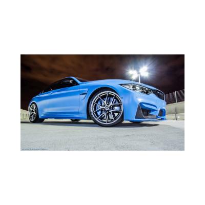 Bbs Ci-R Wheel Set 2012-2020 BMW M3/M4/M5 Front: 20 X 9.5 Rear 20 X 10.5 Silver Dinan Center Cap F10/F80/F82/F83
