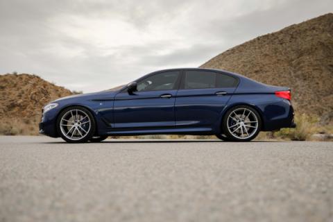 Forgeline AR1 Performance Wheel Set 2018-2023 BMW M550i Xdrive Front: 20 X 9 Rear: 20 X 10 Silver Dinan Center Cap G30