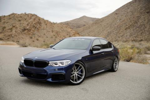 Forgeline AR1 Performance Wheel Set 2018-2023 BMW M550i Xdrive Front: 20 X 9 Rear: 20 X 10 Silver Dinan Center Cap G30