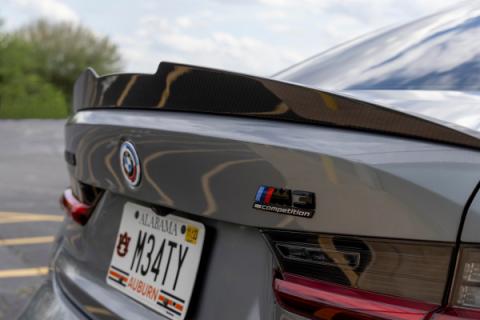 Rear Deck Spoiler 2021-2026 BMW M3 Carbon Fiber G80 Dinan