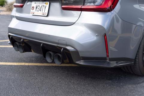 Rear Side Splitters 2021-2026 BMW M3 Carbon Fiber G80 Dinan