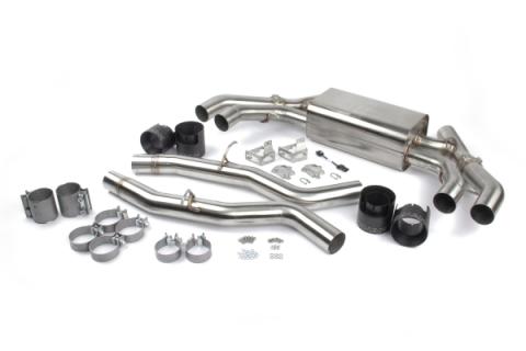F9x X3M/X4M Experience Package (e) Closed Intake / Black Exhaust / X-Pipe / Springs + Bumpstops / ZF8 Pedal Pads Dinan