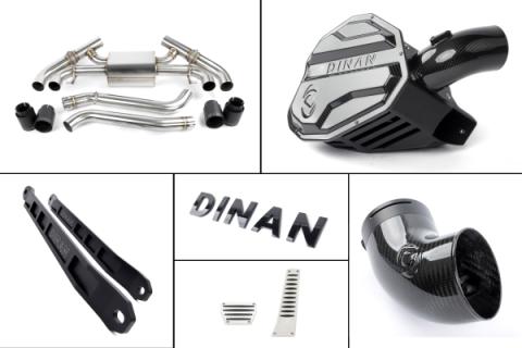 G42 M240i Experience Package (e) Carbon Intake / Black Exhaust / Turbo Inlet / Strut Braces / ZF8 Pedal Pads Dinan