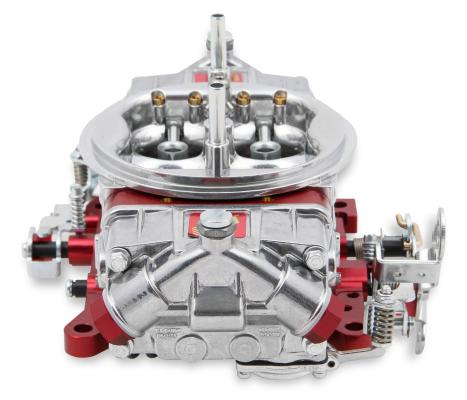 Q-Series Carburetor 650CFM Draw-Thru 2X4 Supercharger 650 CFM 4150 Mechanical Secondaries Shiny Gasoline Quick Fuel