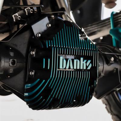 Ram-Air Differential Cover Kit for 19-26 Ram and 20-26 Chevy/GMC, with 11.5 inch or 12 inch 14-Bolt AAM Rear Axle Satin Black/Machined Banks Power