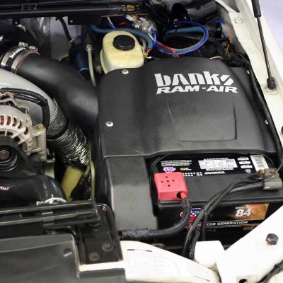 Ram-Air Cold-Air Intake System Oiled Filter 99-03 Ford 7.3L Banks Power