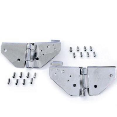 Windshield Hinges Stainless Steel 76-95 CJ &amp; Wrangler YJ Smittybilt