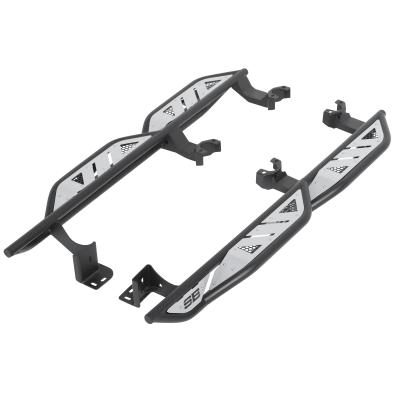 Apollo Sliders 2007-2018 Jeep Wrangler JK 4 Door Gloss Black Smittybilt