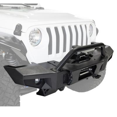 Atlas Front Bumper Winch Compatible 2018-2023 Jeep Wrangler Smittybilt