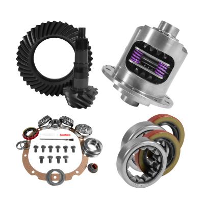 8.8 Inch Ford 3.27 Rear Ring &amp; Pinion Install Kit 28 Spline Posi 2.25 Inch Axle Bearings 8.8 Ford 3.27 Rear R&amp;P Gear/ Install Kit Package With 28 Spline Posi &amp; Ak 1563 Axle Bearings (2.25 Inch Od) Yukon Gear