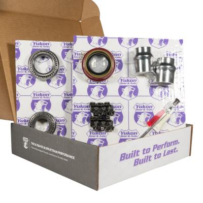Muscle Car Re-Gear Kit For GM 12P Differential 30 Spline 3.73 Ratio 12P 8.875 Inch GM 3.73 Rear R&amp;P Gear/ Install Kit Package With Ak 1563 Axle Bearings (2.25 Inch Od) Yukon Gear