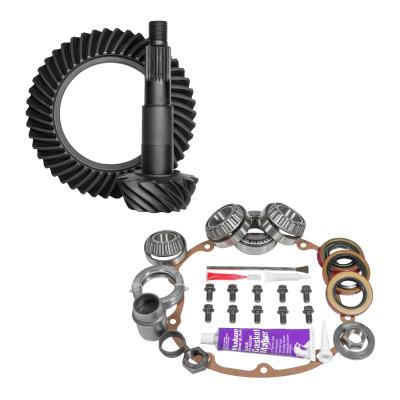 Muscle Car Re-Gear Kit GM 8.2 Buick/Olds/Pontiac 27 Spline 3.73 Ratio 8.2 Inch Bop 3.73 Ratio Rear R&amp;P Gear/ Install Kit Package Yukon Gear