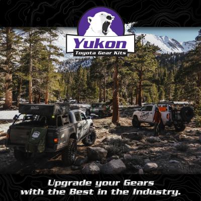 Ring &amp; Pinion Gear Kit Package Front &amp; Rear With Install Kits - Toyota 8.4/8 Inch IFS Toyota 05-15 Tacoma (8.4/8 Inch ifs) 5.29 Ratio Gear Package (Fits 3.91 &amp; Up Front Case) Yukon Gear