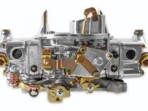 Double Pumper Carburetor 650 CFM 4150 Mechanical Secondaries Shiny Gasoline Holley