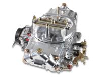 Aluminum Double Pumper Carburetor 750 CFM 4150 Mechanical Secondaries Shiny Gasoline Holley