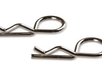 Hood Pins Kit 7/16 Inch Safety Pins Hood Pins with Safety Pin Style Clips Mr Gasket