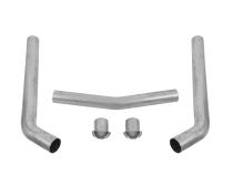 Crossmember-Back Exhaust System Fits 1968-1972 GM A-Body Cars With V8 Engine 3-Inch Aluminized Pipe Only Exhaust Kit Flowmaster