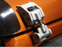 Hood Catch Kit Silver 07-18 Jeep Wrangler JK Rugged Ridge
