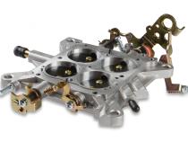 Throttle BODY Kit Carburetor Base Plate Assembly for 4150 Series 650 CFM Double Pumper Holley