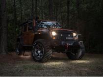 Light Kit Rock Crawler 4-Piece White 07-18 Jeep Wrangler JK Rugged Ridge