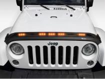 Lightshield Hood Guard Black 07-18 Jeep Wrangler JK Rugged Ridge