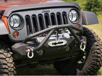 XHD Bumper Double X Striker Black 76-86 CJ/87-18 Wrangler YJ/TJ/JK Rugged Ridge