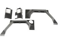 XHD Armor Fender Kit Rear Pair 07-18 Jeep Wrangler JK 2 Door Rugged Ridge