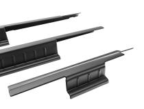 Rocker Guard Body Armor Black 18-Present Jeep Wrangler JL 4 Door Rugged Ridge