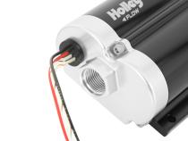 200 GPH Dominator In-Line Billet Fuel Pump CARB or EFI Applications Supports Up to 1800 EFI or 2100 CARB HP Compatible with Pump Gas, Race Gas, Diesel or E85 Holley