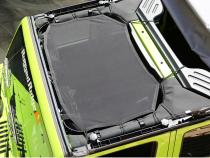 Eclipse Sun Shade Full Black Jeep Rugged Ridge