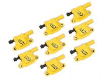 Direct Ignition Coil Kits Supercoil GM Ls2/Ls3/Ls7 Engines, Yellow, 8-Pack Supercoil For GM Ls2, Ls3, And Ls7 Engines ACCEL